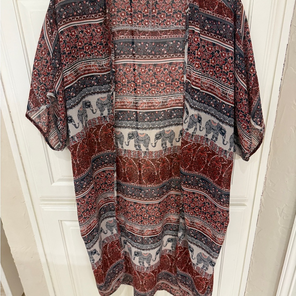 Women’s Multicolor Patterned kimono